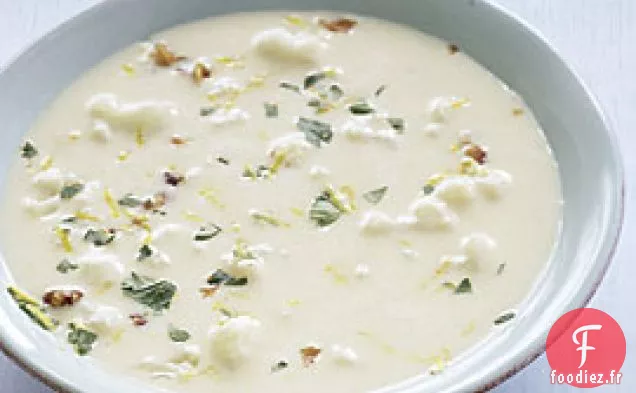 Soupe Au Cheddar Et Au Chou-Fleur