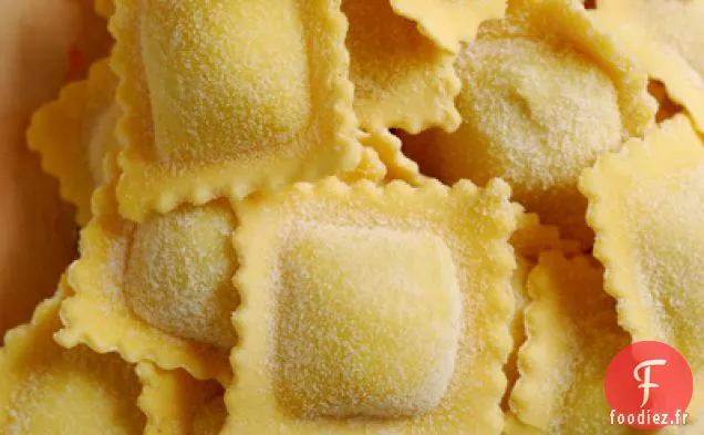 Raviolis Aux Tomates Cerises Et Fleurs De Courgettes