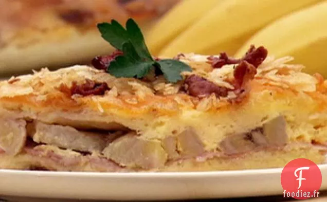 Casserole de Jambon au Fromage et Banane