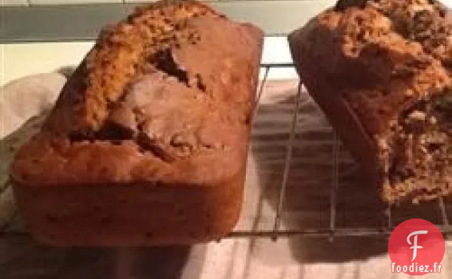 Pain aux Bananes aux Pépites de Chocolat au Beurre d'Arachide