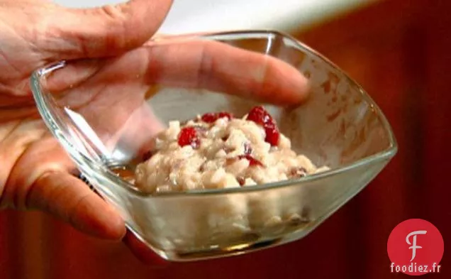 Riz au Lait Instantané à la Cannelle, à la Cardamome et aux Myrtilles