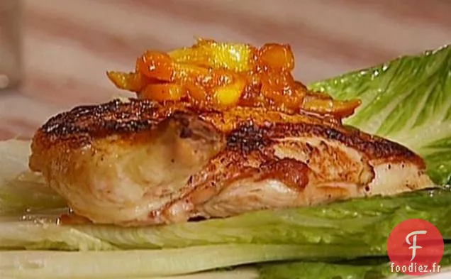 Poitrine de Poulet Rôtie à la Marmelade