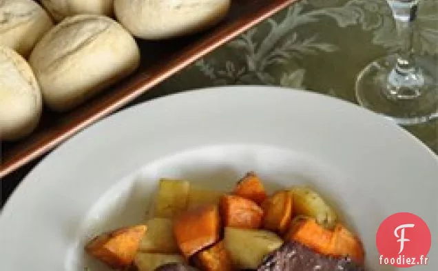 Chevreuil Braisé au Romarin et Shiitake