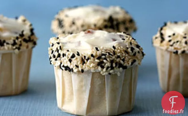 Cupcakes Mooncake (Cupcakes Remplis De Pâte De Haricots Avec Datte - pineapp