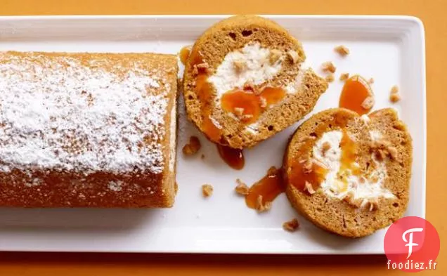 Gâteau Roulé à la Citrouille