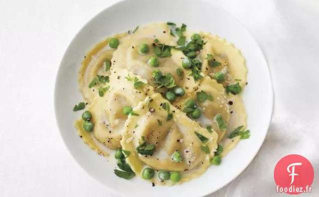 Raviolis Alfredo Aux Petits Pois