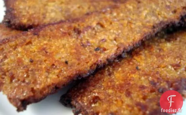 Bacon végétalien fait maison sans Soja