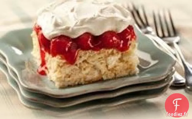 Gâteau Crush aux Cerises et à la Vanille