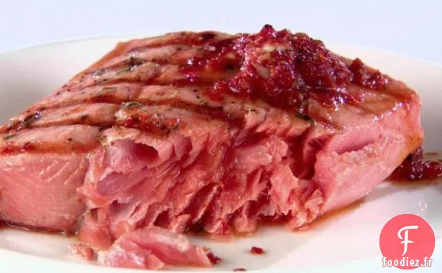 Saumon Grillé au Beurre de Tomates Séchées (Californie)