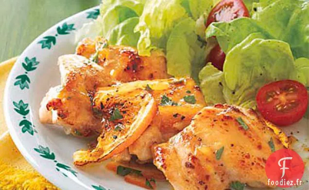 Cuisses de Poulet Glacées à la Marmelade d'Orange