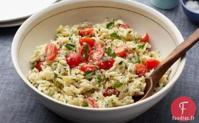 Orzo à la Feta et aux Tomates