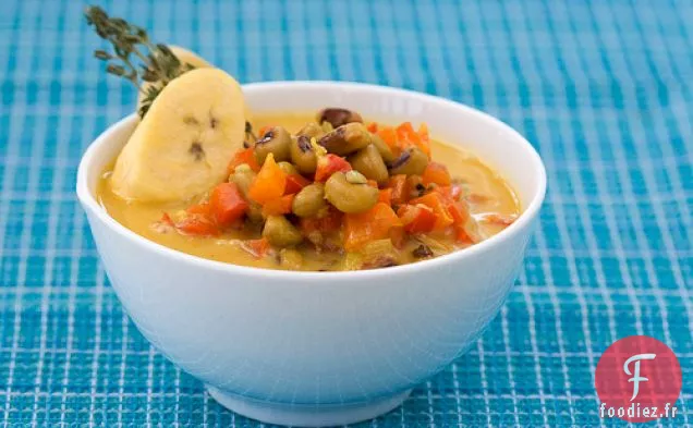 Curry Des Caraïbes Black Eyed Peas Aux Bananes Plantains