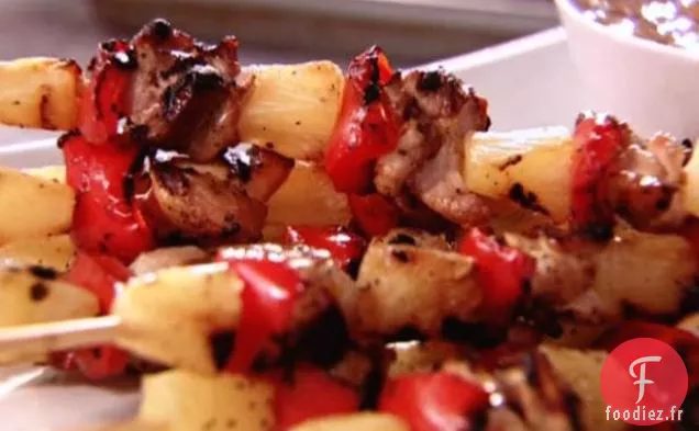 Brochettes de Poulet Aigre-Doux