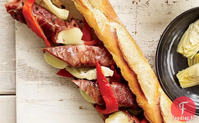Sandwichs Aux Antipasti Grillés
