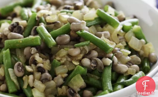 Pois Aux Yeux Noirs Et Haricots Verts
