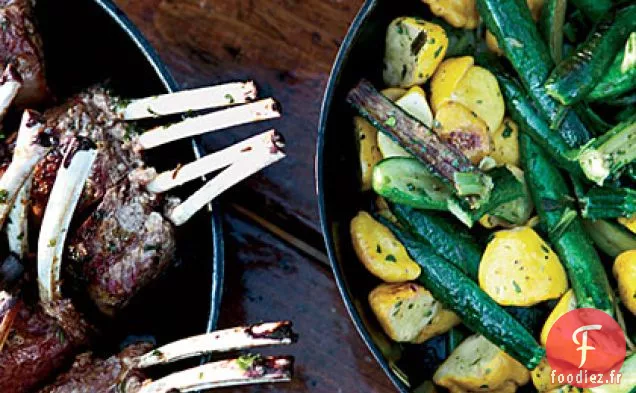 Courge Sautée aux Oignons verts