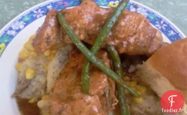 Côtelettes de Porc à l'Aneth et au Miel