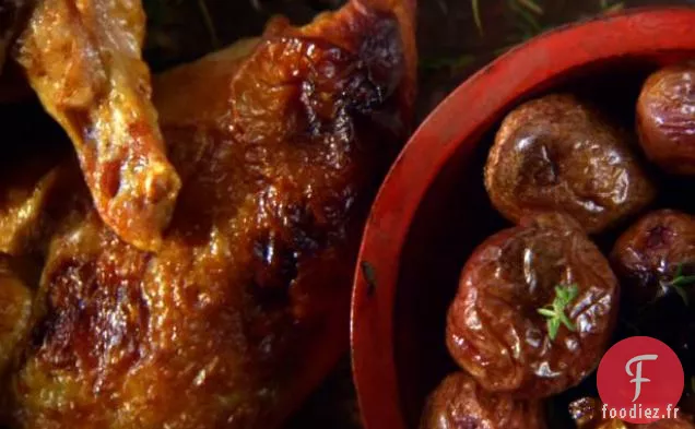 Poulet I Ain't Chicken: Poitrines de Poulet Rôties Croustillantes à l'Orange et à la Cardamome