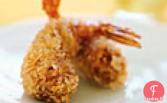 Croquettes de Crevettes et petits Pois aux Yeux Noirs