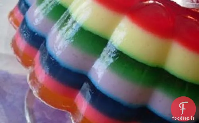 Salade de Gélatine à Sept Couches