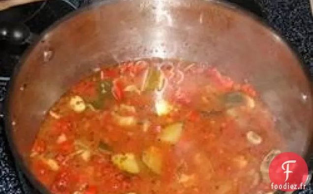 Soupe de Courgettes et de Porc