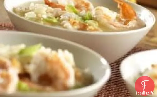 Langoustines aux Crevettes et au Riz