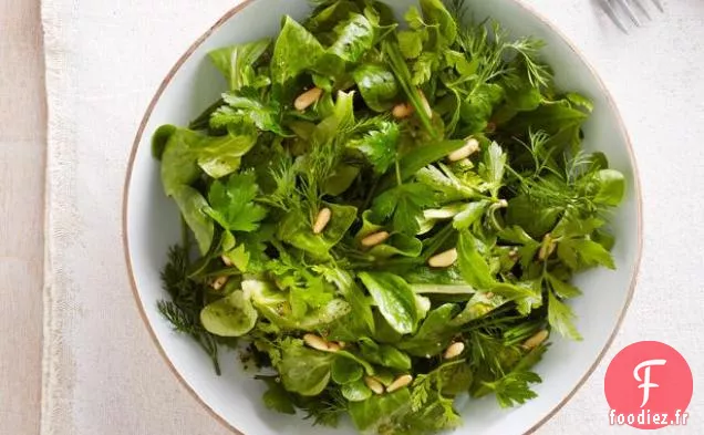 Salade Puissante à la Mâche et aux Herbes