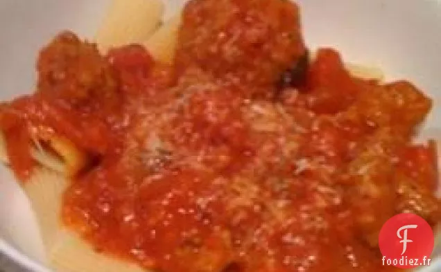 Sauce Italienne Maison de Grand-Mère et Boulettes de Viande