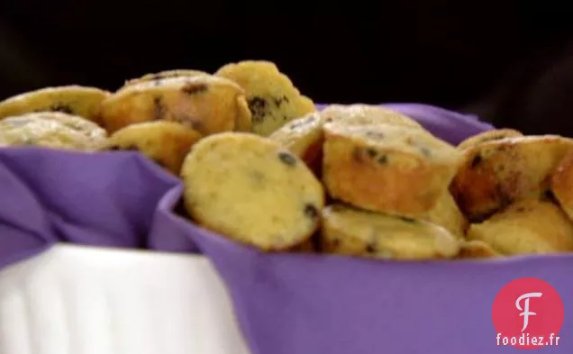 Muffins de Maïs aux Myrtilles au Beurre Vanillé