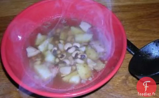 Soupe aux Pois et au Bacon aux Yeux Noirs