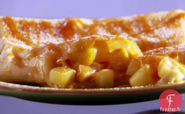 Crêpes Dessert Pomme-Cannelle Super Simples