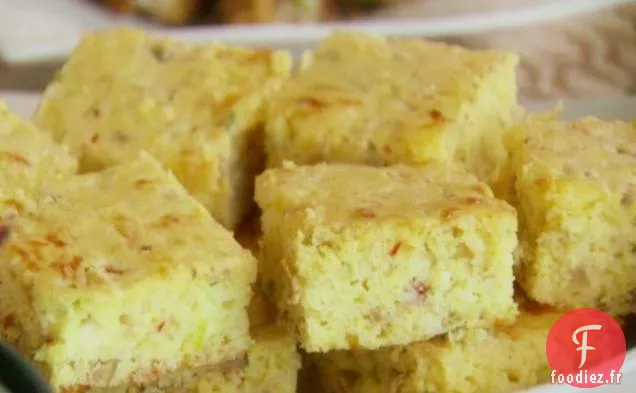 Pain de maïs aux Oignons verts et à la Mozzarella