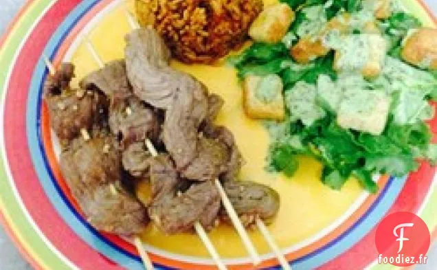 Brochettes de Boeuf Teriyaki Sucrées