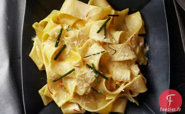 Pappardelle à la Crème au Safran