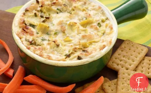 Trempette d'Artichaut Chaude aux Trois Fromages