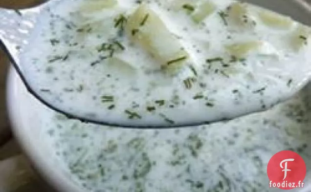 Soupe au Yogourt Au Concombre Réfrigérée