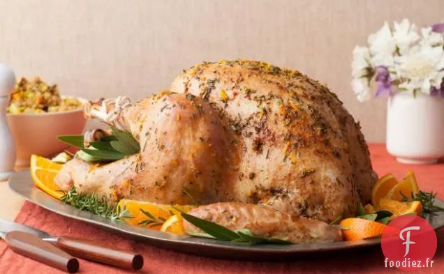 Dinde de Thanksgiving Rôtie