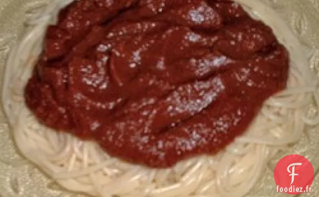 Sauce à Spaghetti Au Jus de Tomate