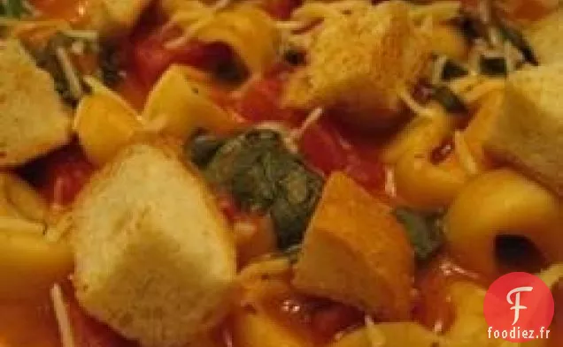 Soupe de Tomates Minute aux Tortellinis