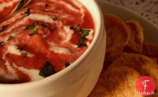 Soupe Rapide aux Tomates et Légumes de Ryan