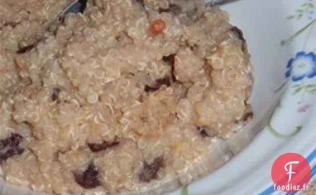 Bouillie de Petit déjeuner au Quinoa et aux Pruneaux