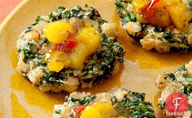 Beignets Indiens aux Épinards et Pois Chiches