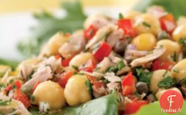 Salade d'Antipasto au Thon Méditerranéen