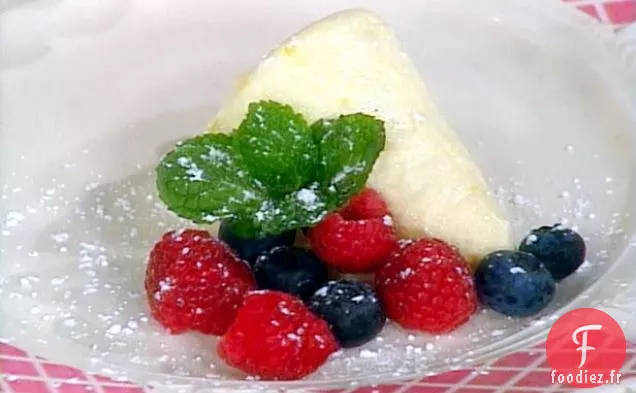Cônes de Mousse de Citron Congelés