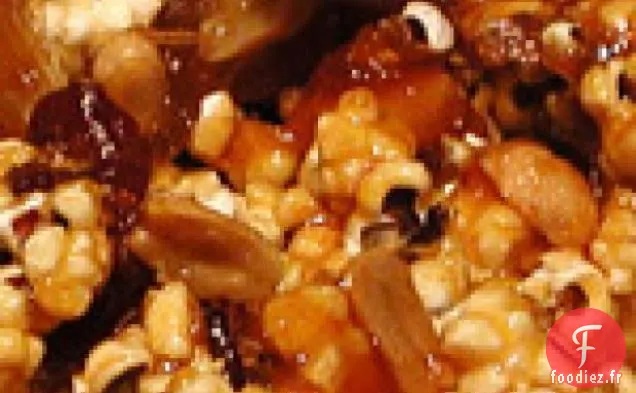 Maïs Caramel aux Arachides et Cerises Séchées