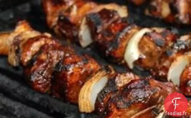 Brochettes de Porc Teriyaki BBQ