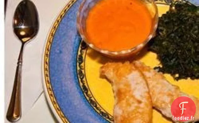 Lanières De Poulet En Croûte De Parmesan