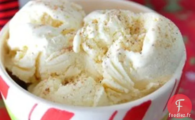 Crème Glacée au Lait de Poule Sans Cuisson