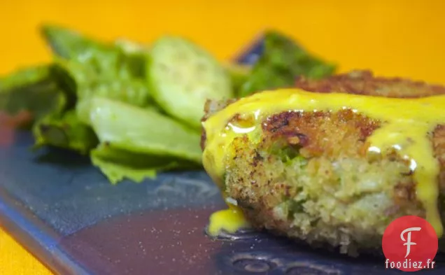 Gâteaux De Poisson Aux Petits Pois Non Pâteux