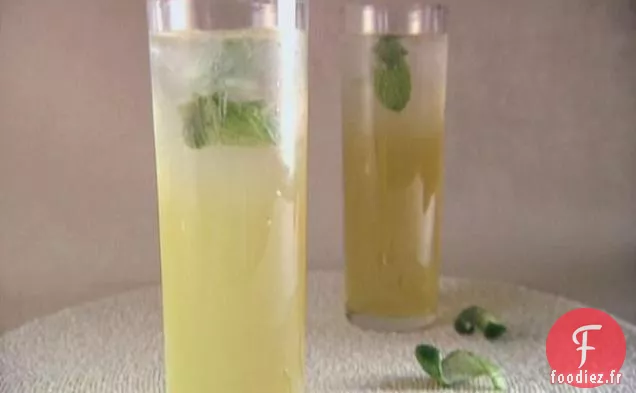 Spritzers Citron Vert-oncello à la Menthe